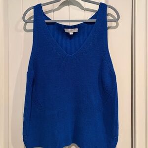 LOFT Royal Blue Knit Top